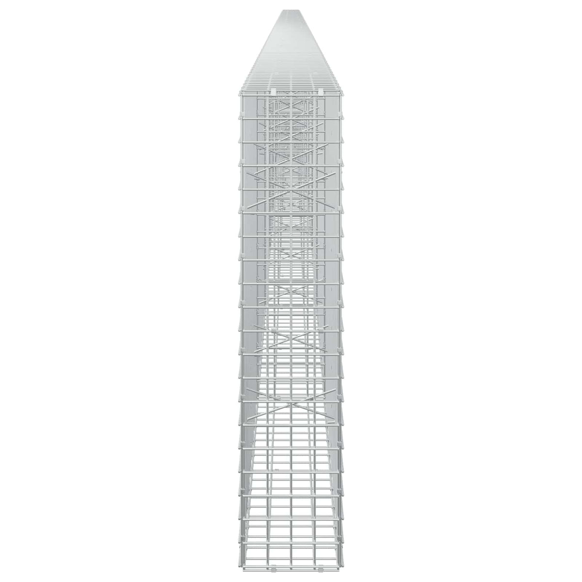 Gabion s žicom debljine 3,5 mm i mrežom 5x5 cm 1200x20x100 cm