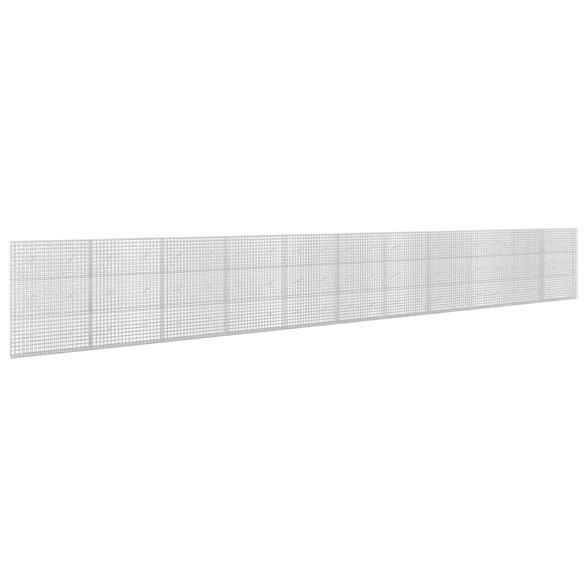 Gabion s žicom debljine 3,5 mm i mrežom 5x5 cm 1100x20x150 cm