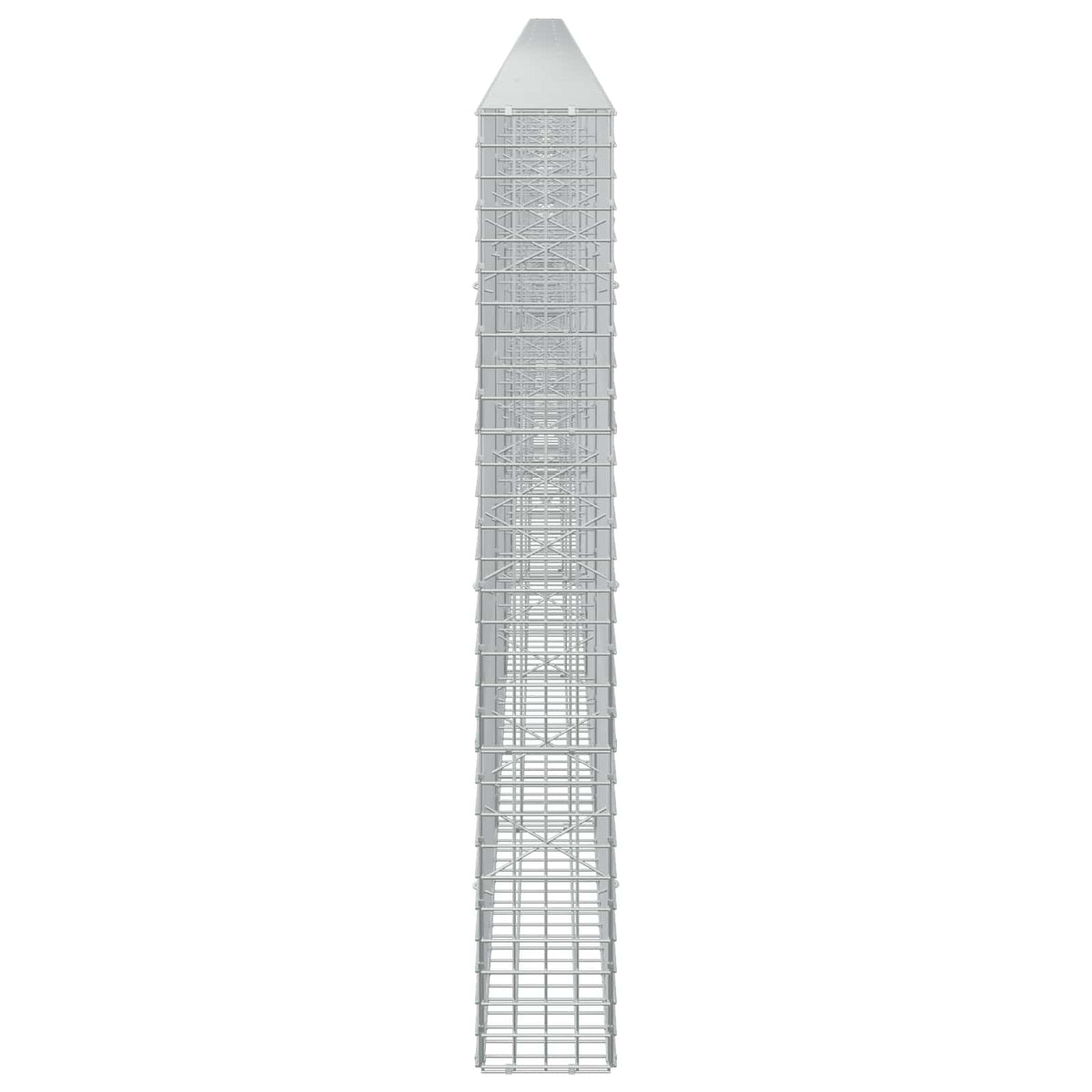 Gabion s žicom debljine 3,5 mm i mrežom 5x5 cm 1100x20x150 cm