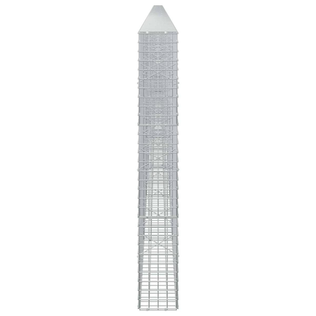 Gabion s žicom debljine 3,5 mm i mrežom 5x5 cm 1200x20x150 cm