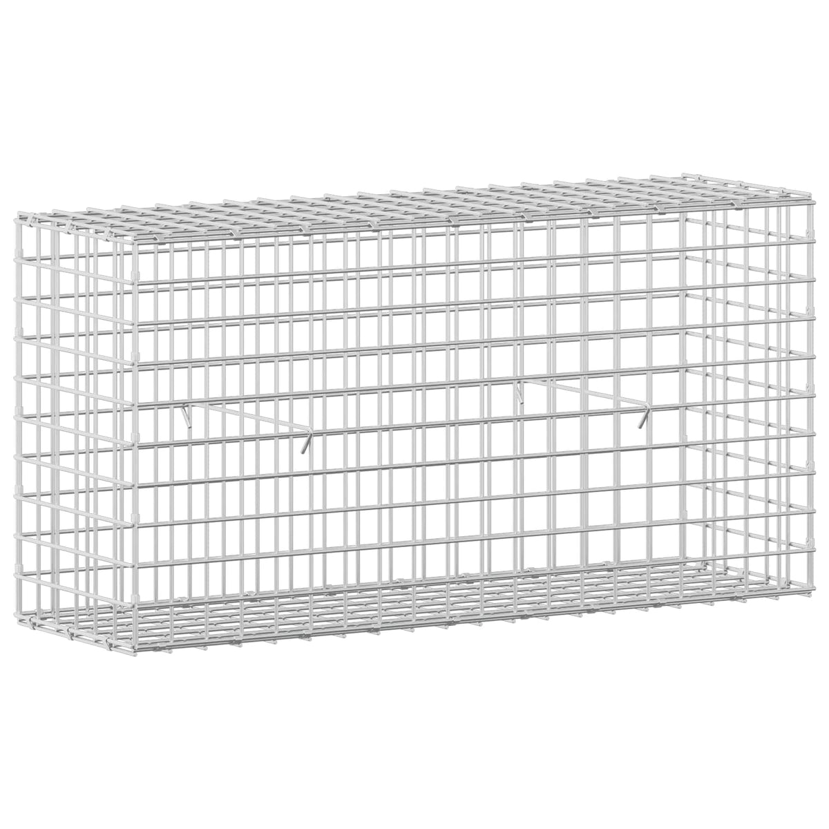 Gabion s žicom debljine 3,5 mm i mrežom 5x5 cm 100x30x50 cm