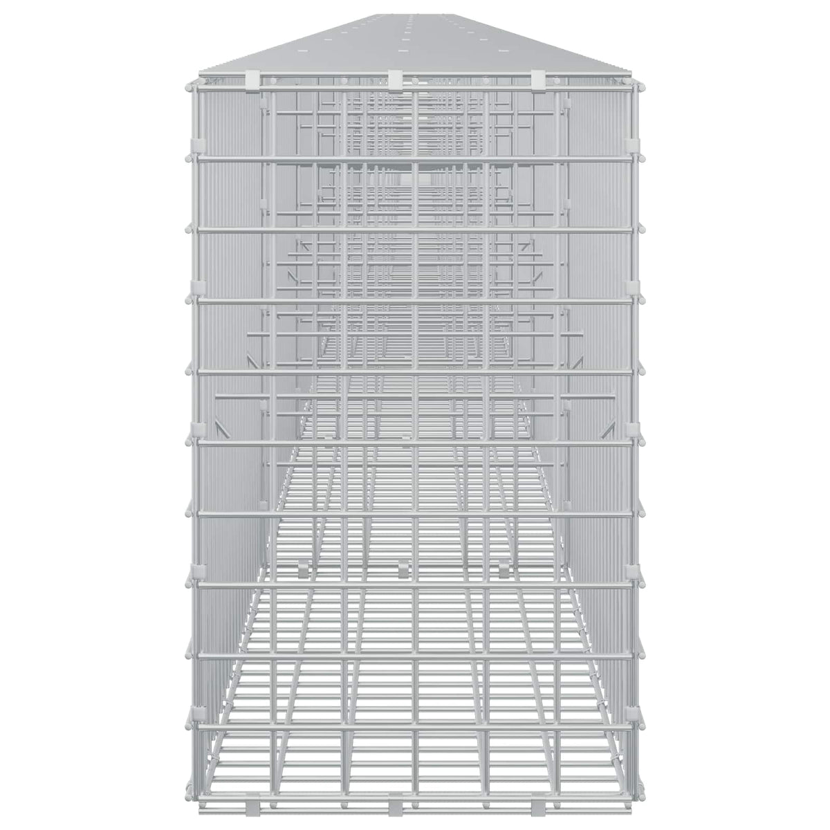 Gabion s žicom debljine 3,5 mm i mrežom 5x5 cm 1100x30x50 cm