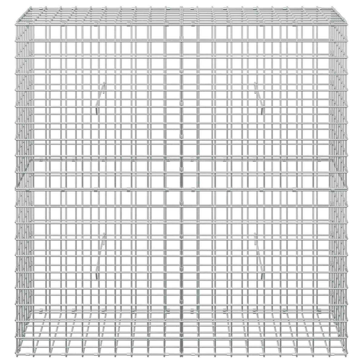 Gabion s žicom debljine 3,5 mm i mrežom 5x5 cm 100x30x100 cm