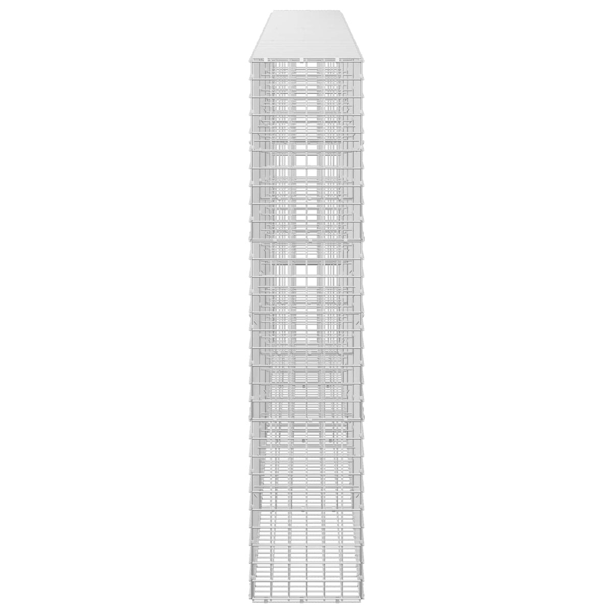 Gabion s žicom debljine 3,5 mm i mrežom 5x5 cm 400x30x150 cm