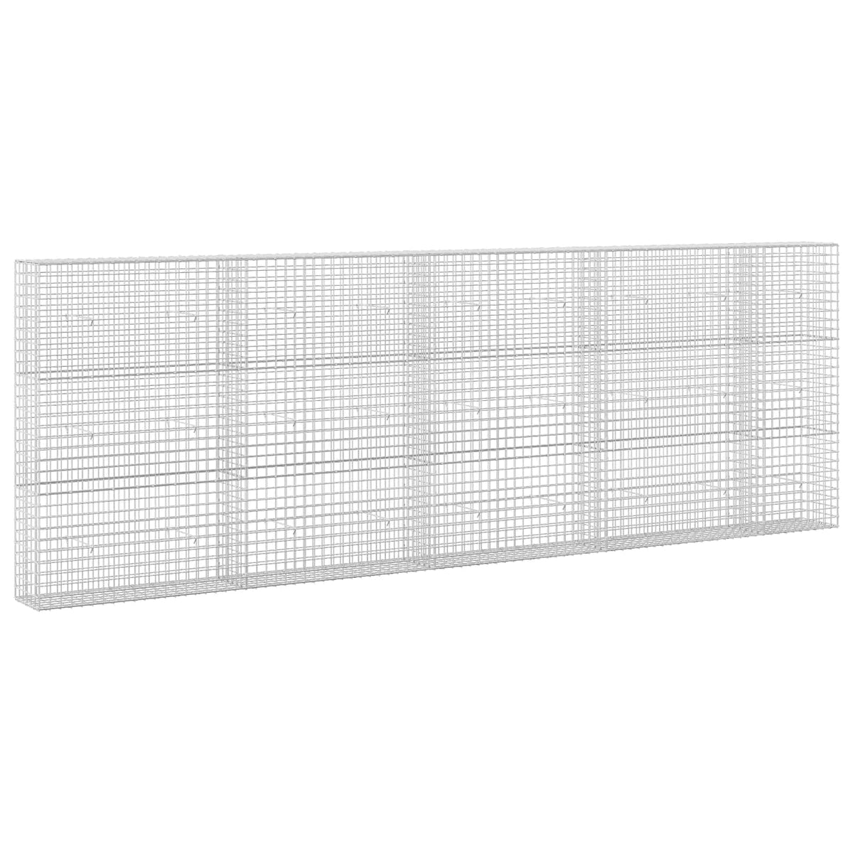 Gabion s žicom debljine 3,5 mm i mrežom 5x5 cm 450x30x150 cm