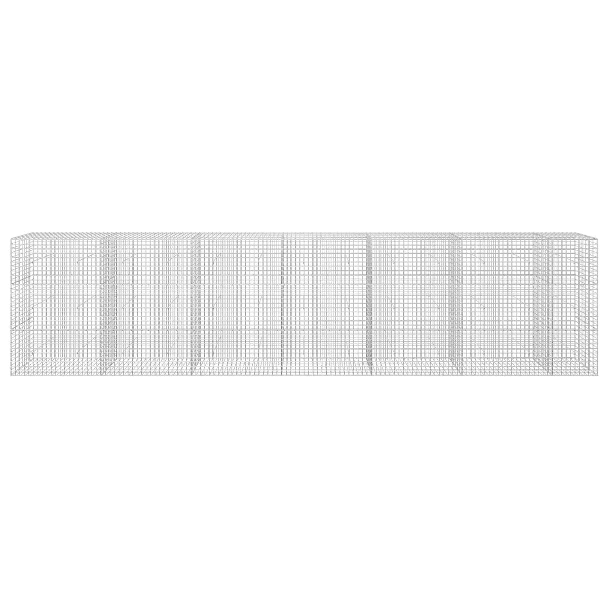 Gabion s žicom debljine 3,5 mm i mrežom 5x5 cm 650x30x150 cm