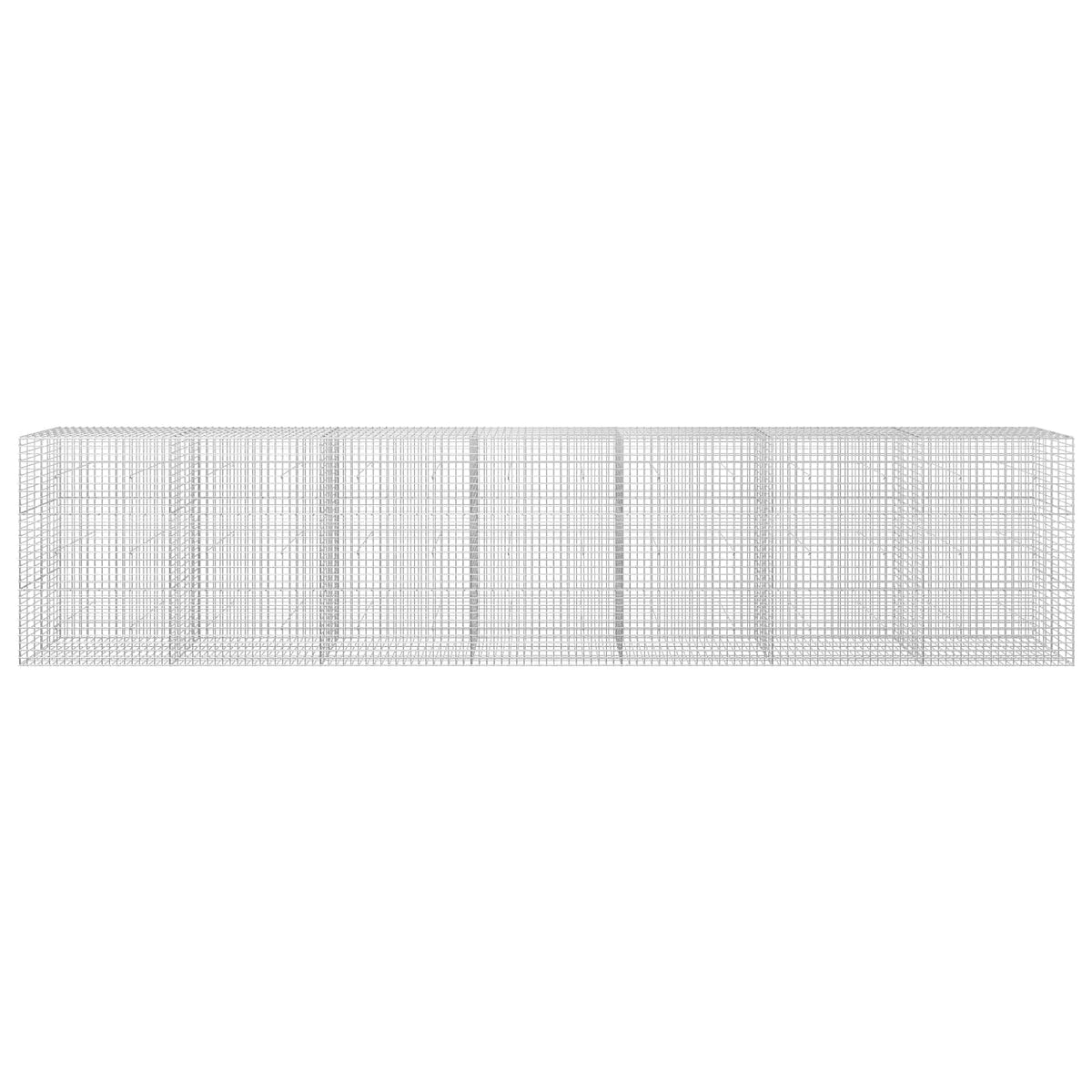 Gabion s žicom debljine 3,5 mm i mrežom 5x5 cm 700x30x150 cm