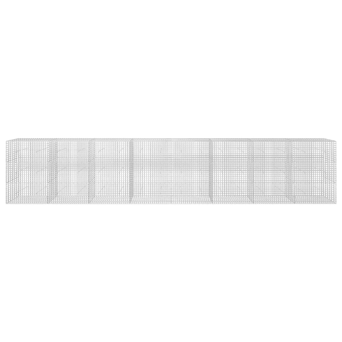 Gabion s žicom debljine 3,5 mm i mrežom 5x5 cm 800x30x150 cm
