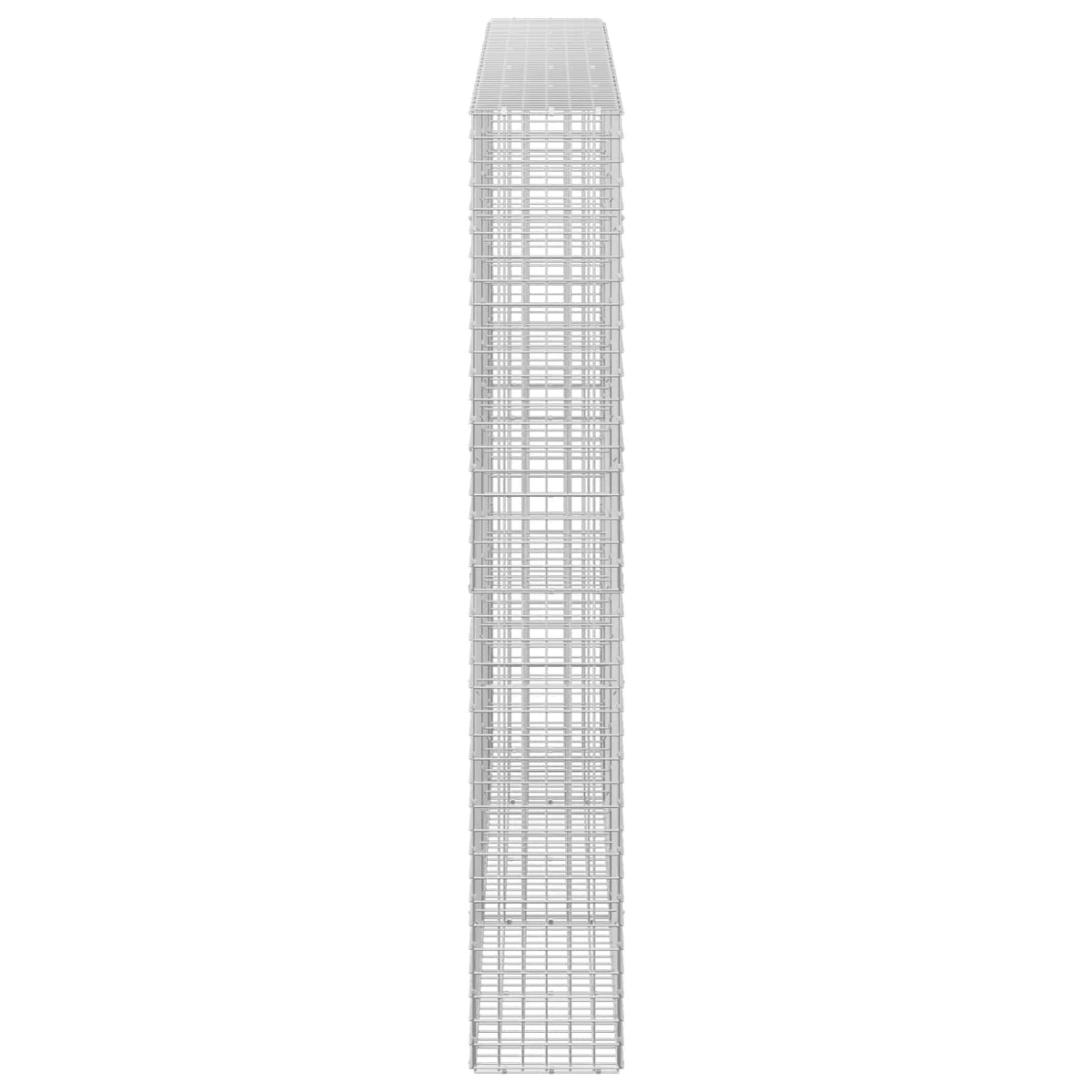 Gabion s žicom debljine 3,5 mm i mrežom 5x5 cm 250x30x200 cm