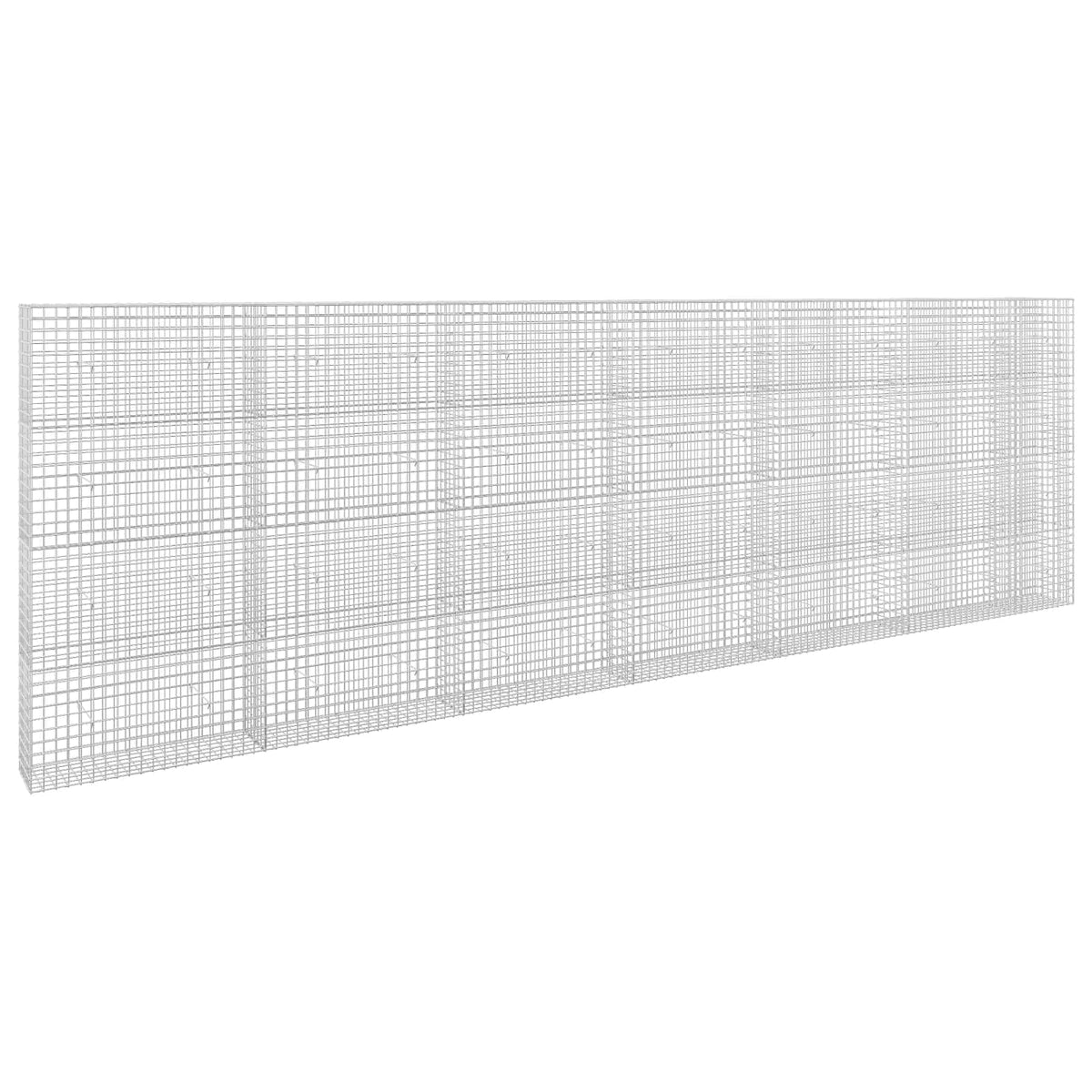 Gabion s žicom debljine 3,5 mm i mrežom 5x5 cm 650x30x200 cm