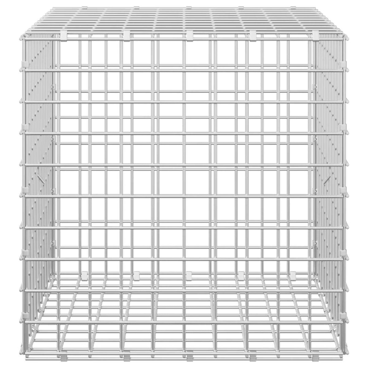 Gabion s žicom debljine 3,5 mm i mrežom 5x5 cm 50x50x50 cm