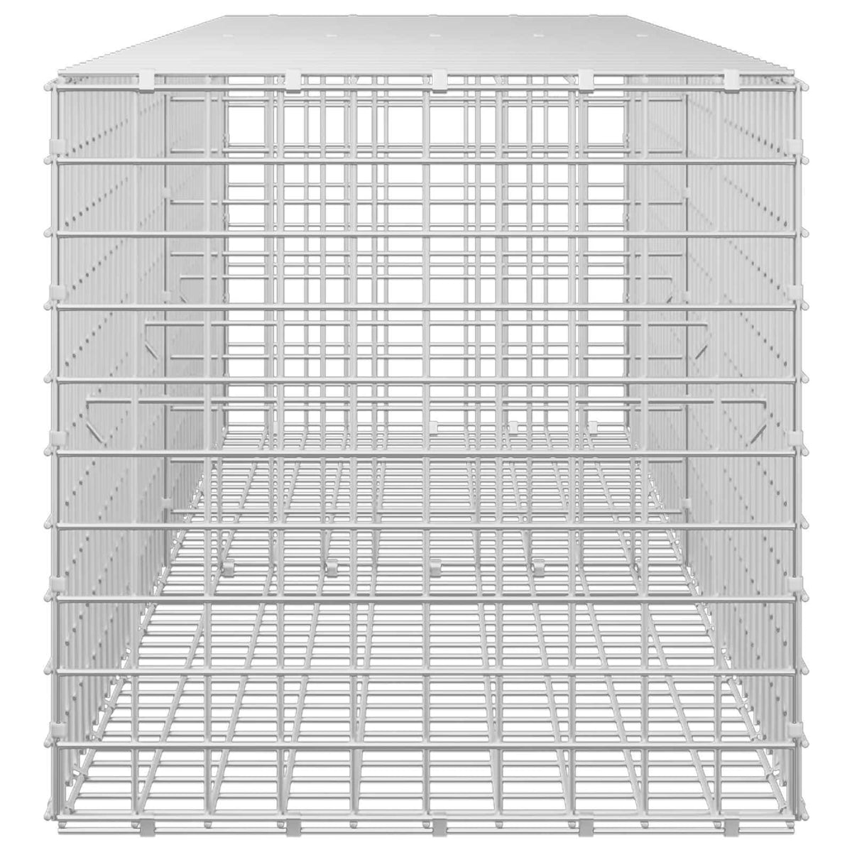 Gabion s žicom debljine 3,5 mm i mrežom 5x5 cm 200x50x50 cm