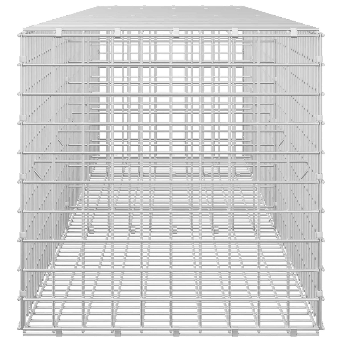 Gabion s žicom debljine 3,5 mm i mrežom 5x5 cm 250x50x50 cm