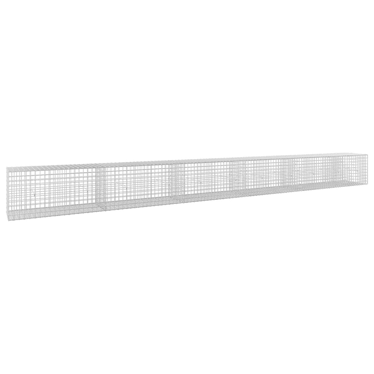 Gabion s žicom debljine 3,5 mm i mrežom 5x5 cm 550x50x50 cm