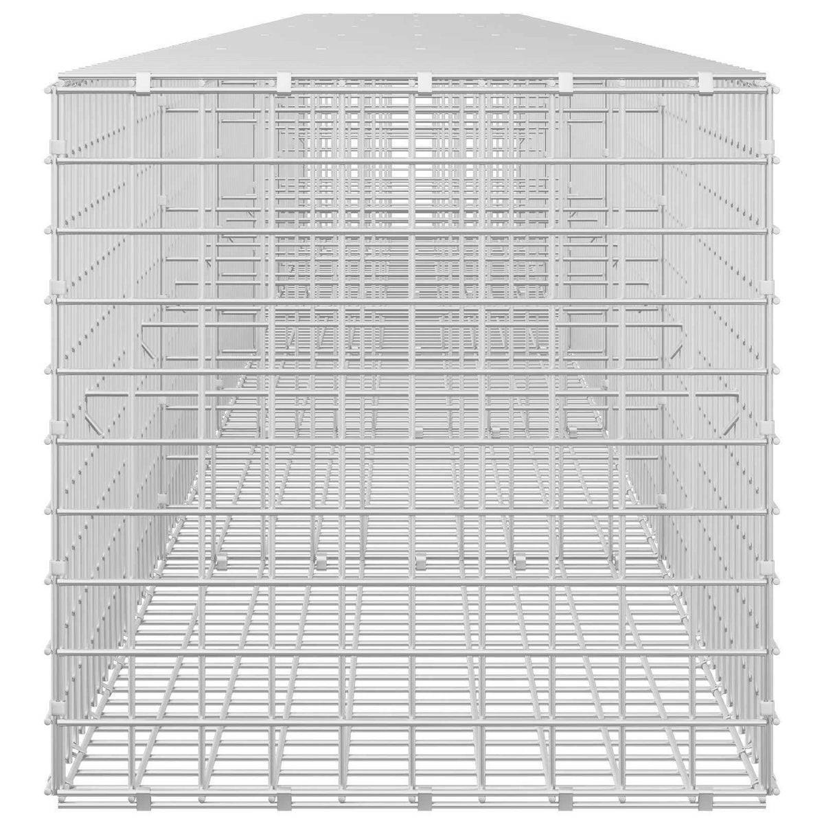 Gabion s žicom debljine 3,5 mm i mrežom 5x5 cm 550x50x50 cm
