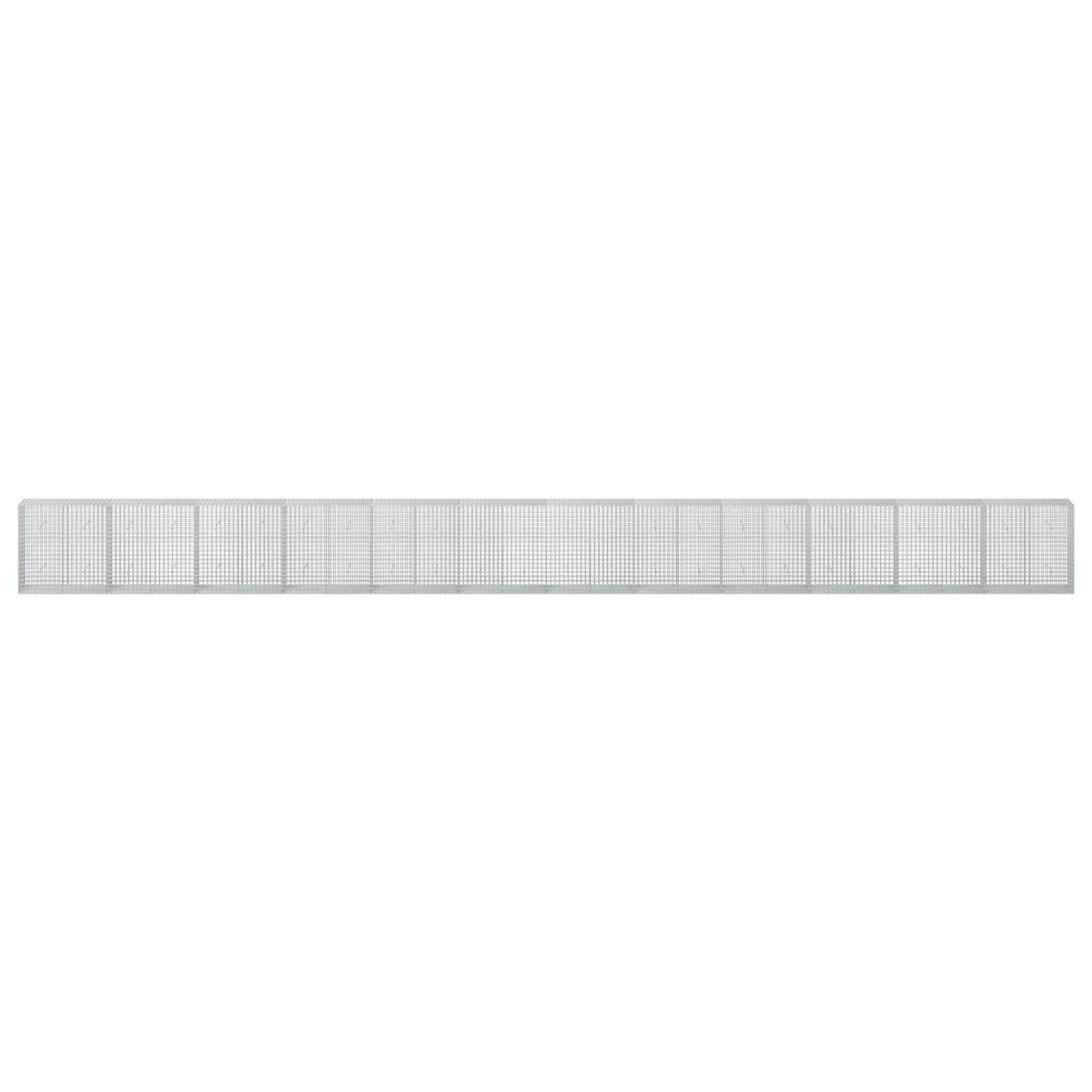 Gabion s žicom debljine 3,5 mm i mrežom 5x5 cm 1200x50x100 cm