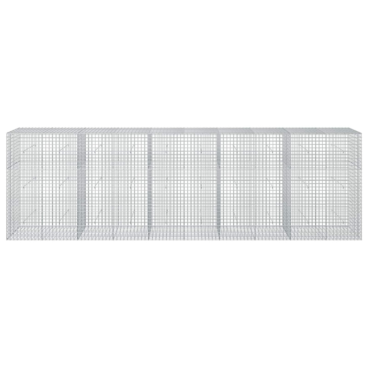 Gabion s žicom debljine 3,5 mm i mrežom 5x5 cm 500x50x150 cm