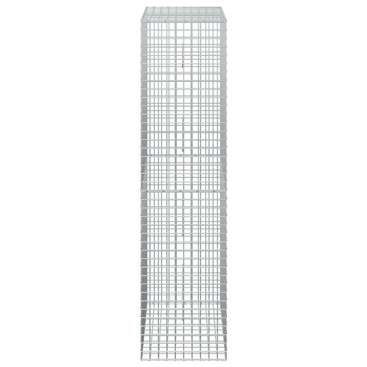 Gabion s žicom debljine 3,5 mm i mrežom 5x5 cm 50x50x200 cm
