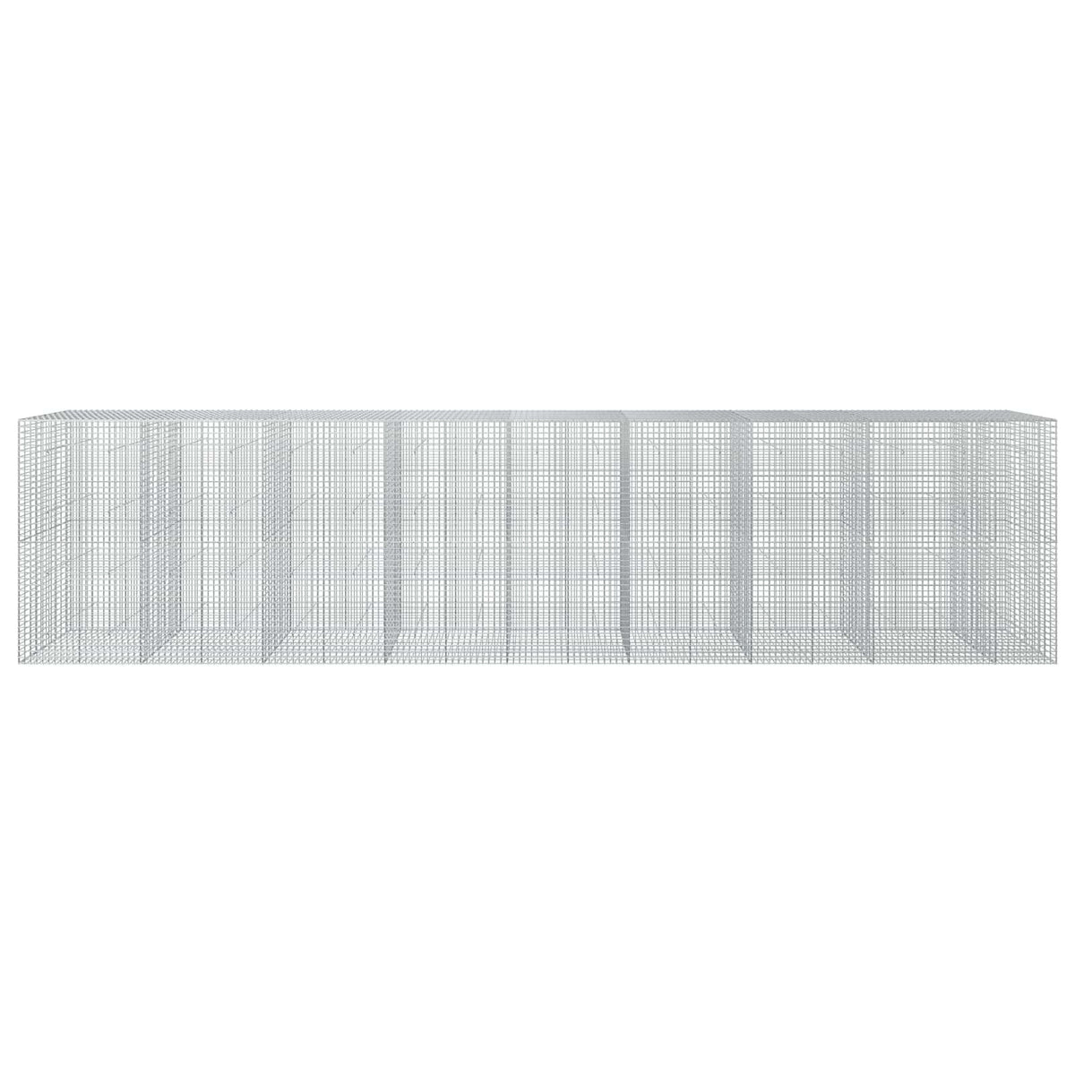 Gabion s žicom debljine 3,5 mm i mrežom 5x5 cm 850x50x200 cm