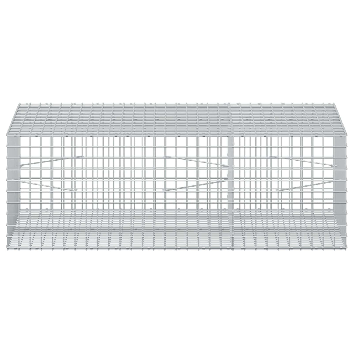 Gabion s žicom debljine 3,5 mm i mrežom 5x5 cm 150x100x50 cm