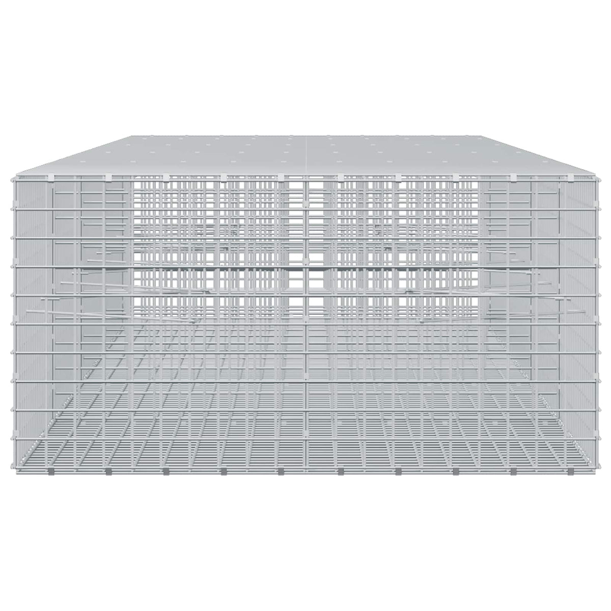 Gabion s žicom debljine 3,5 mm i mrežom 5x5 cm 450x100x50 cm