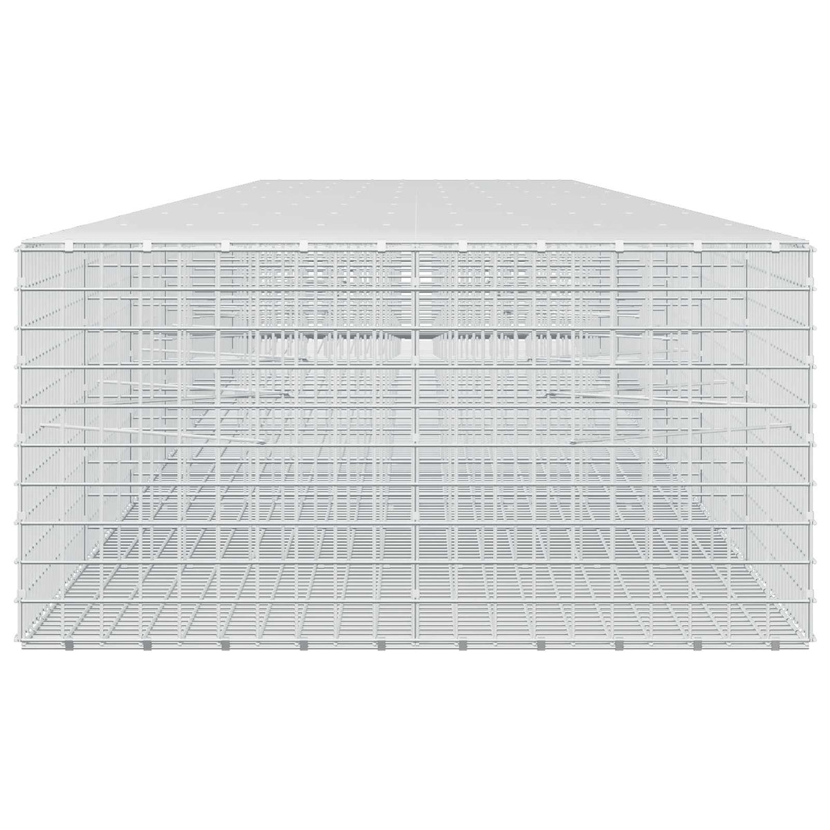 Gabion s žicom debljine 3,5 mm i mrežom 5x5 cm 800x100x50 cm