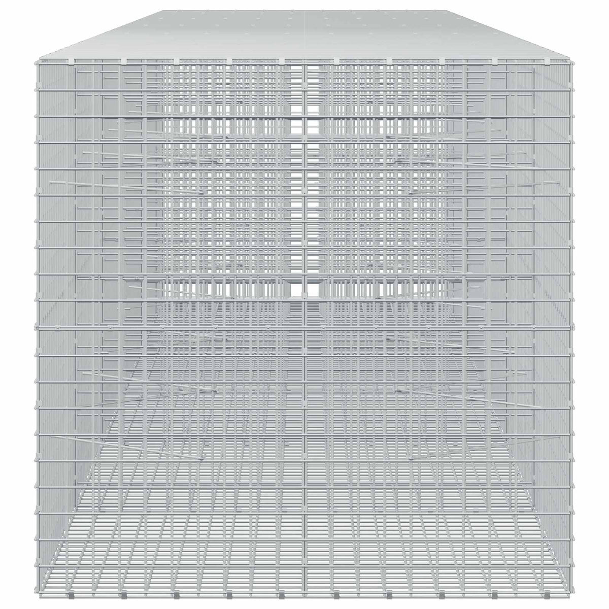 Gabion s žicom debljine 3,5 mm i mrežom 5x5 cm 550x100x100 cm