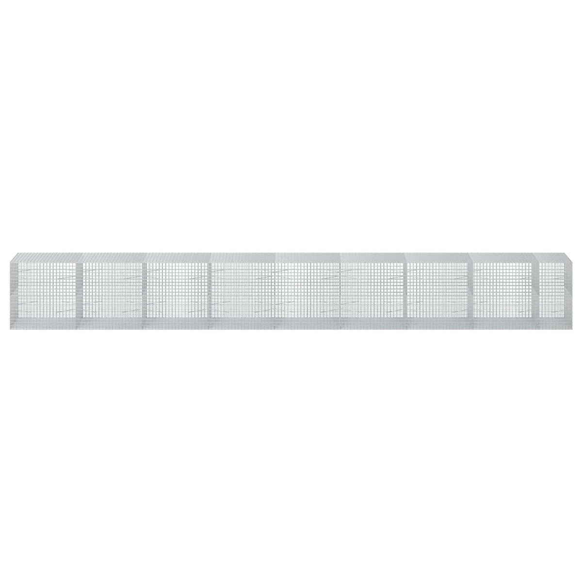 Gabion s žicom debljine 3,5 mm i mrežom 5x5 cm 850x100x100 cm