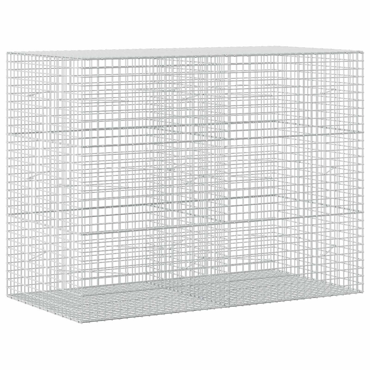 Gabion s žicom debljine 3,5 mm i mrežom 5x5 cm 200x100x150 cm