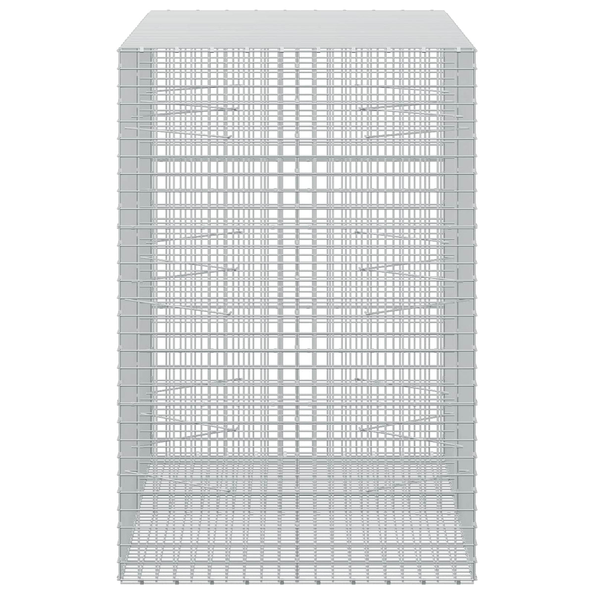 Gabion s žicom debljine 3,5 mm i mrežom 5x5 cm 200x100x150 cm