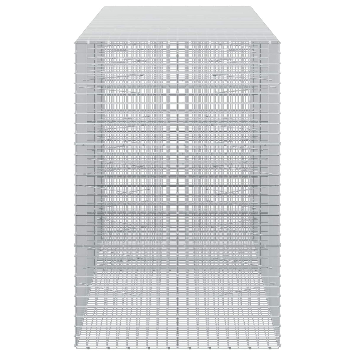 Gabion s žicom debljine 3,5 mm i mrežom 5x5 cm 400x100x150 cm