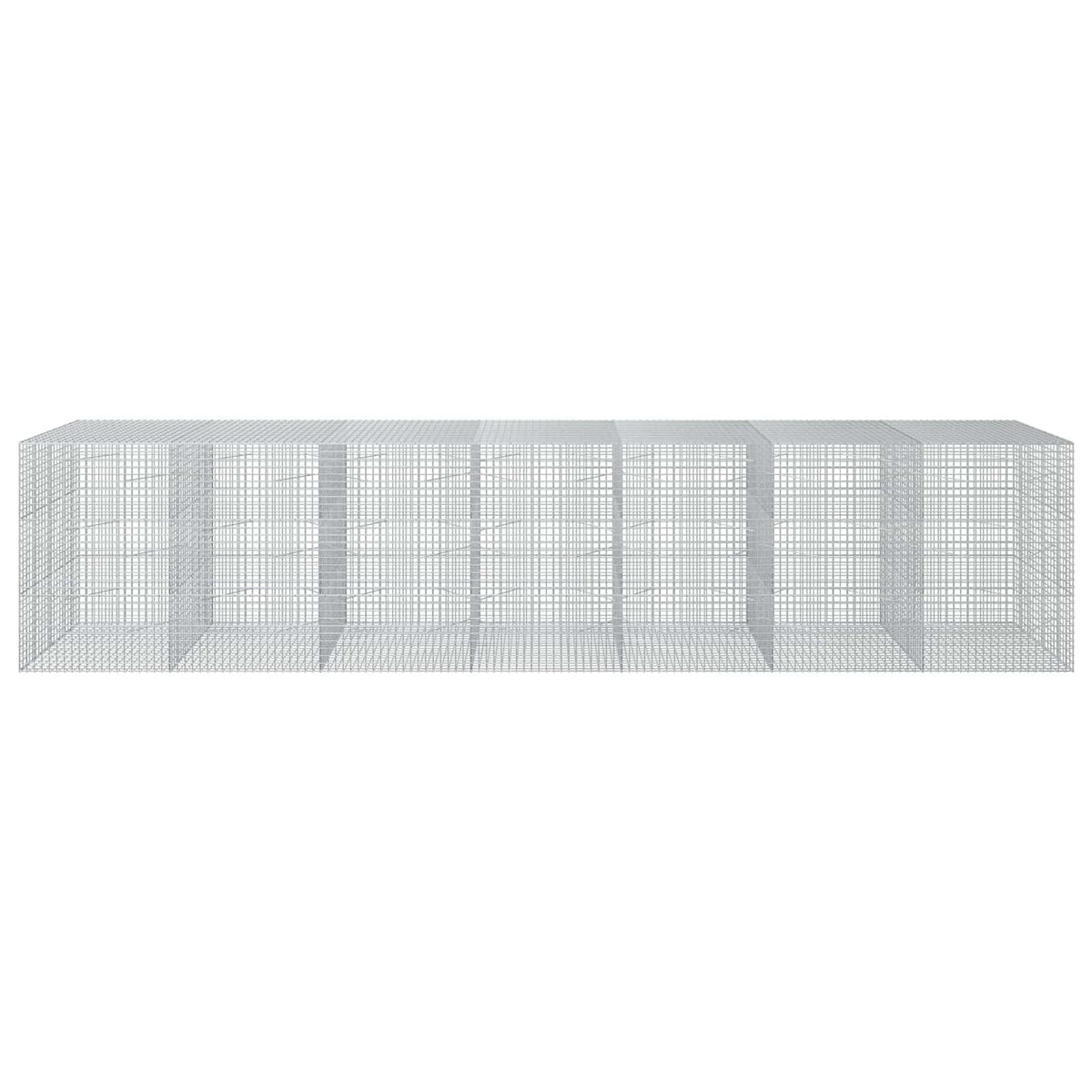 Gabion s žicom debljine 3,5 mm i mrežom 5x5 cm 700x100x150 cm