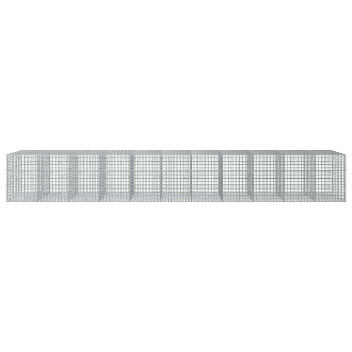 Gabion s žicom debljine 3,5 mm i mrežom 5x5 cm 1100x100x150 cm