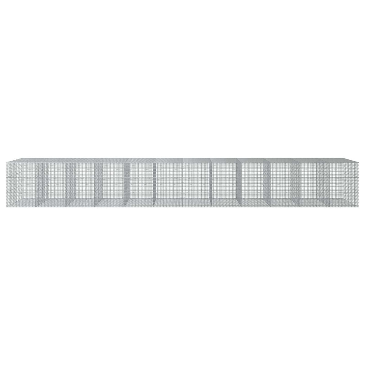 Gabion s žicom debljine 3,5 mm i mrežom 5x5 cm 1200x100x150 cm