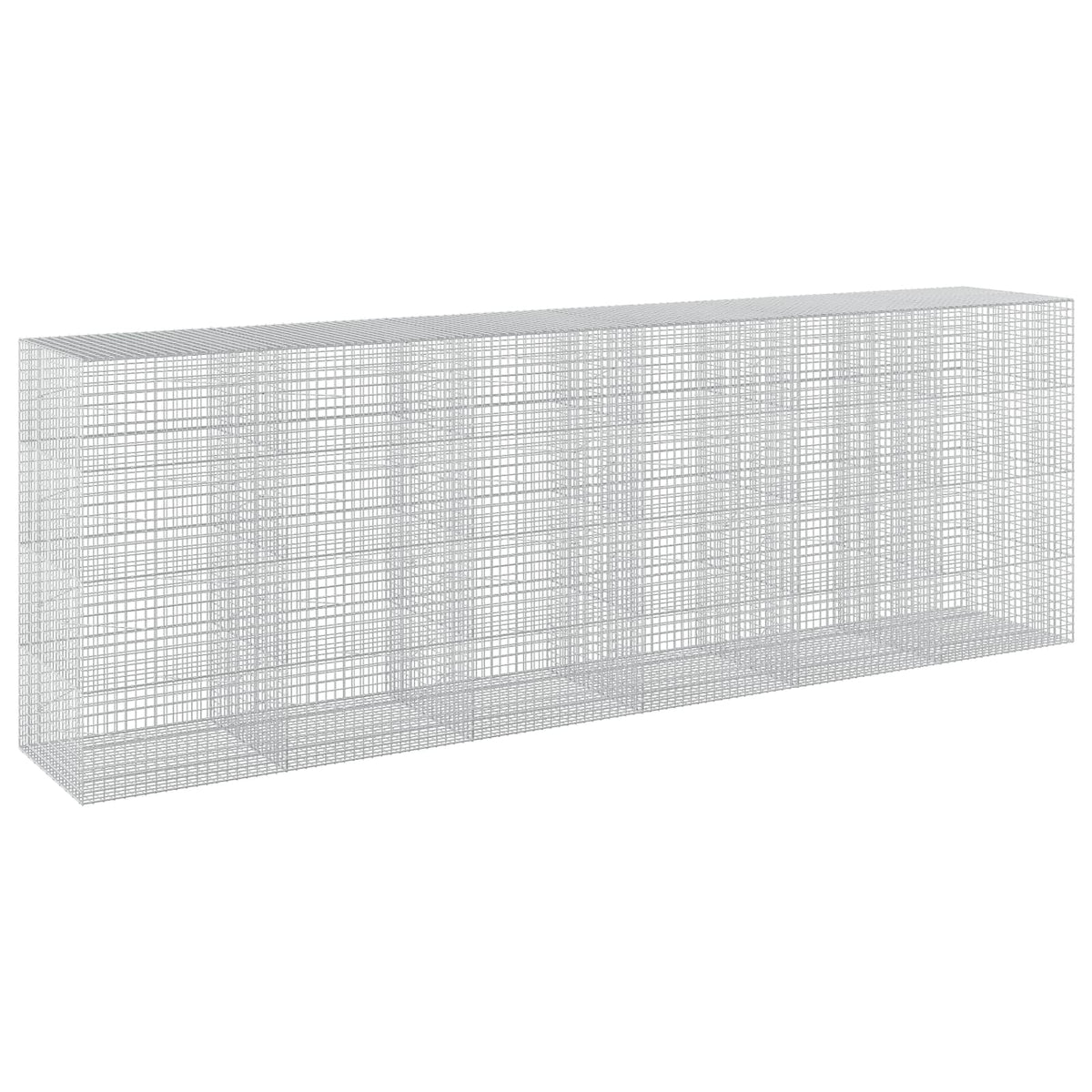 Gabion s žicom debljine 3,5 mm i mrežom 5x5 cm 600x100x200 cm