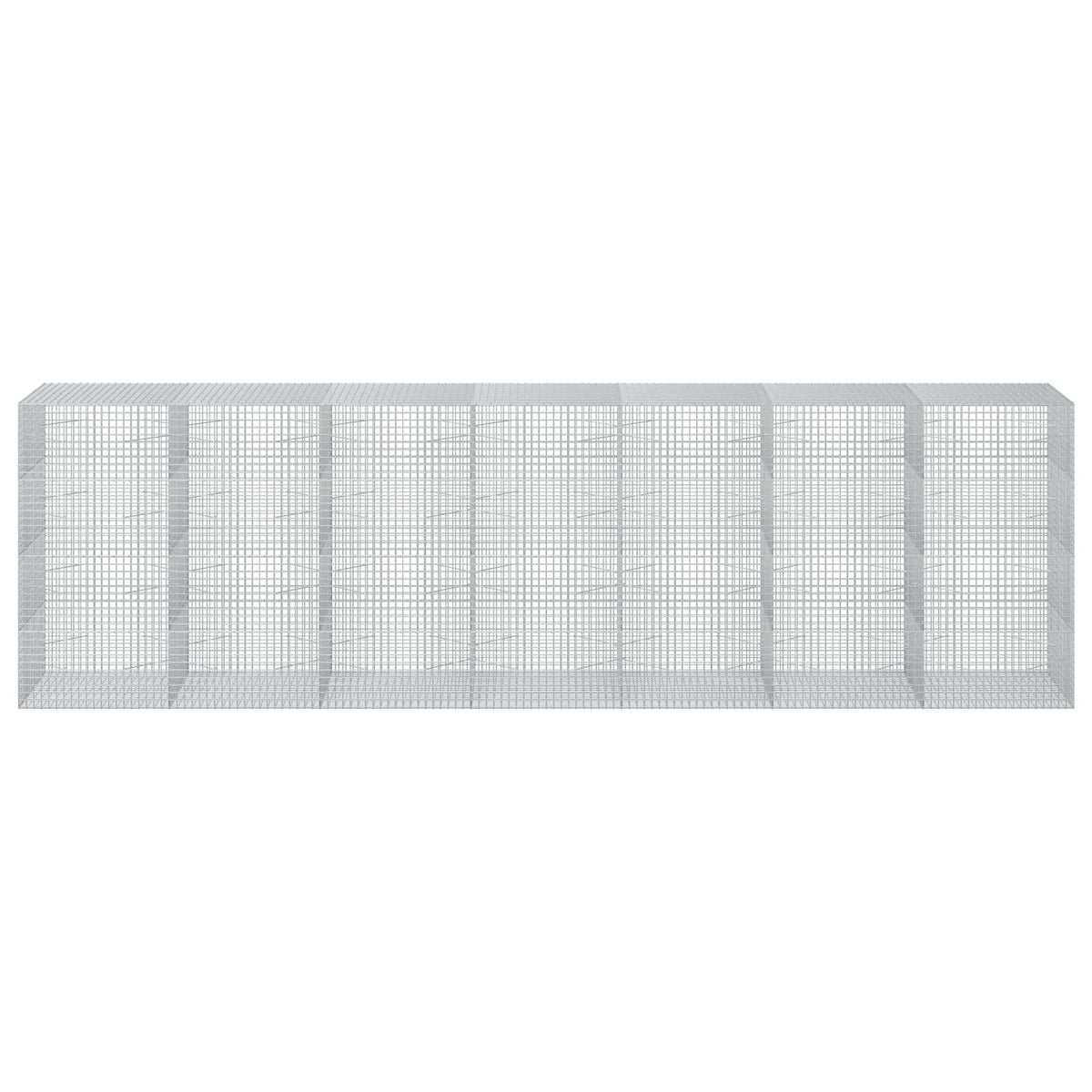 Gabion s žicom debljine 3,5 mm i mrežom 5x5 cm 700x100x200 cm