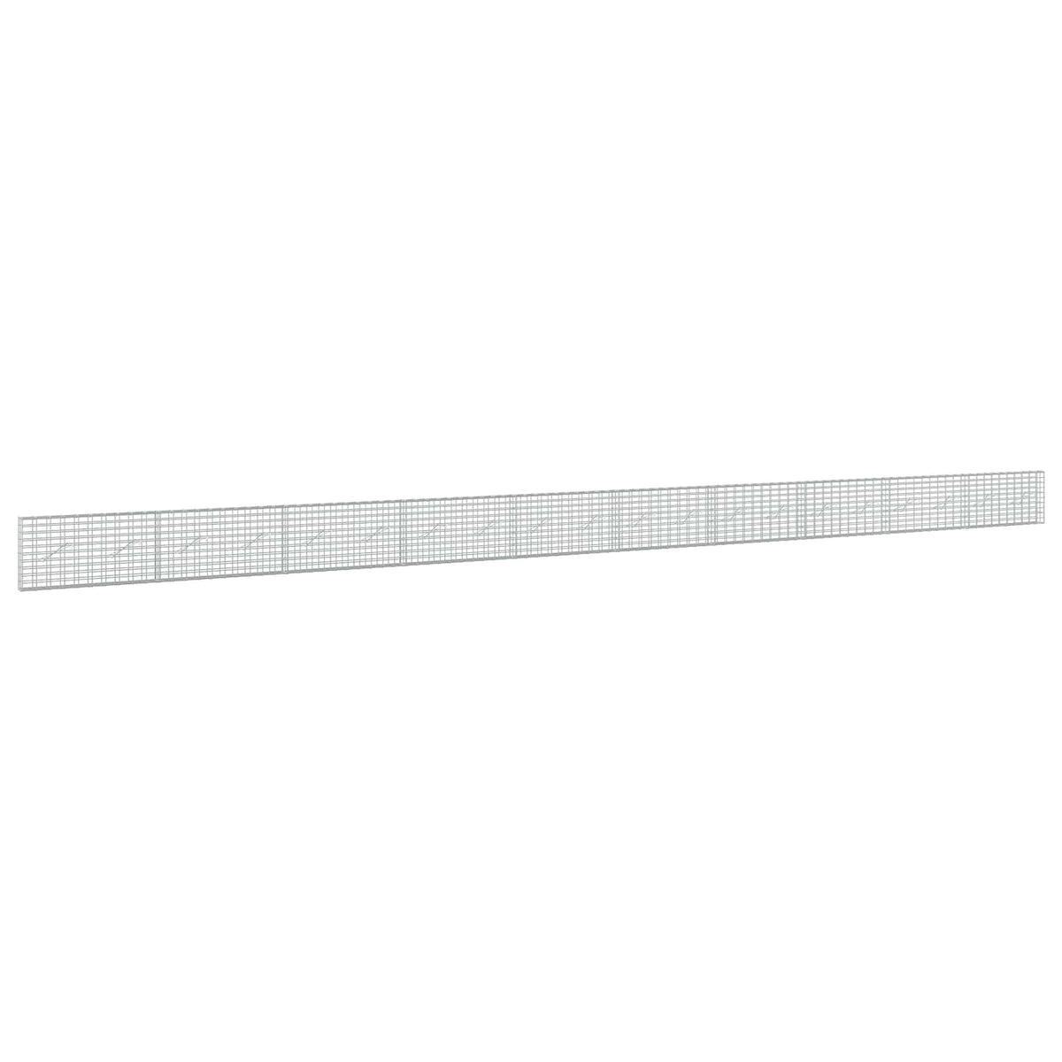 Gabion s žicom debljine 3,5 mm i mrežom 5x10 cm 1000x10x50 cm