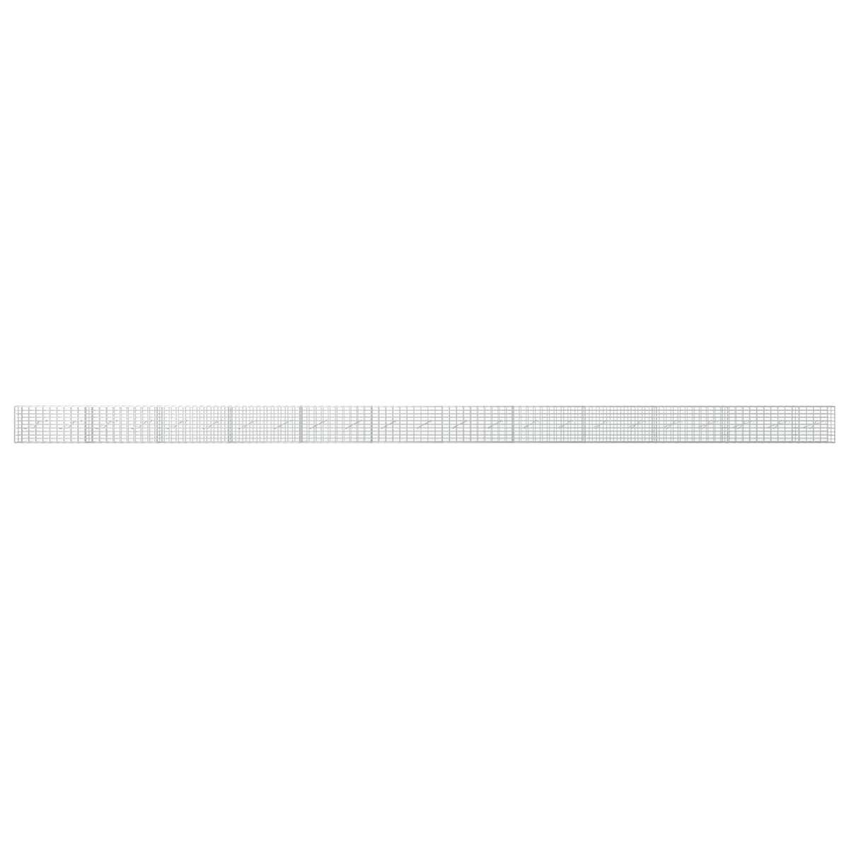 Gabion s žicom debljine 3,5 mm i mrežom 5x10 cm 1150x10x50 cm