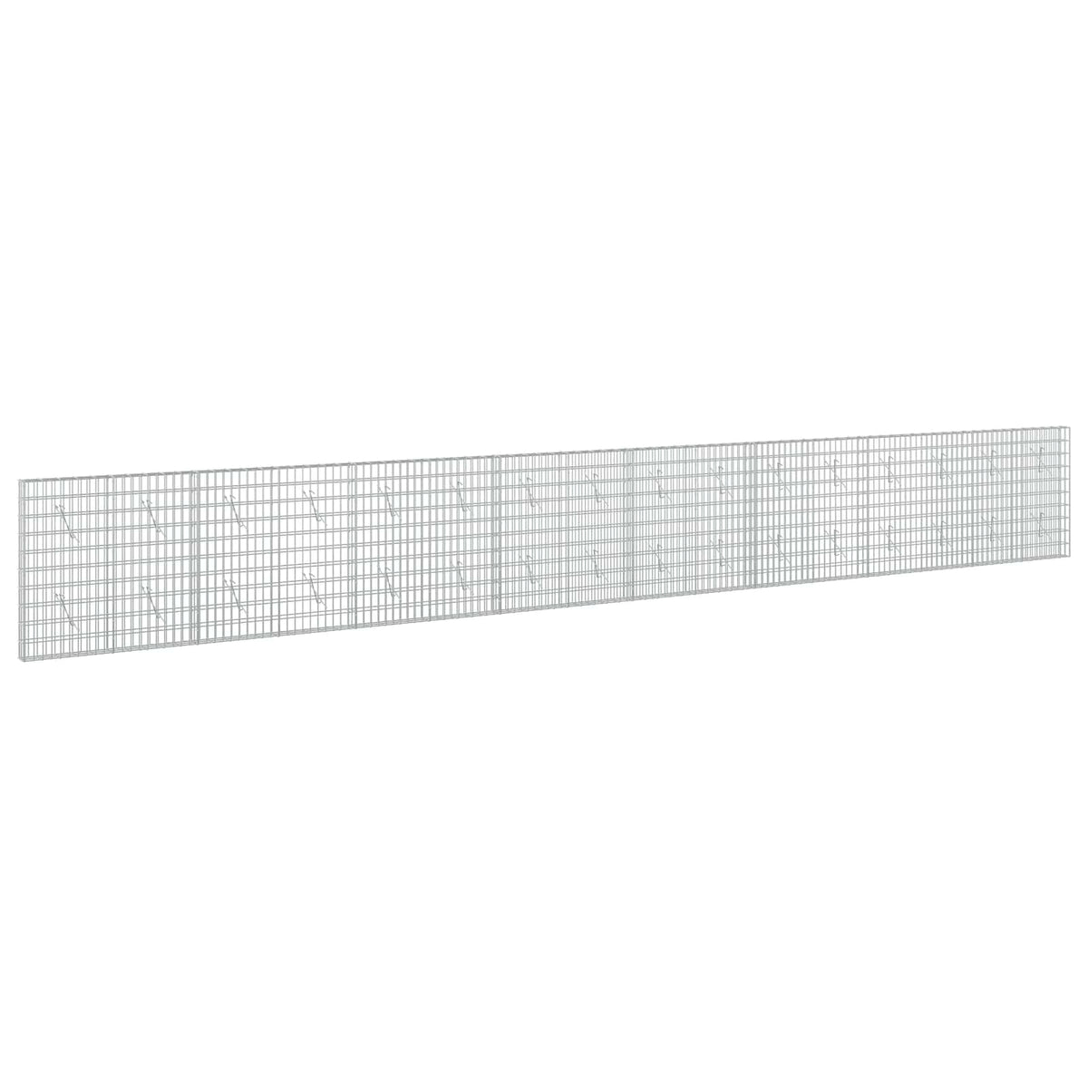 Gabion s žicom debljine 3,5 mm i mrežom 5x10 cm 800x10x100 cm