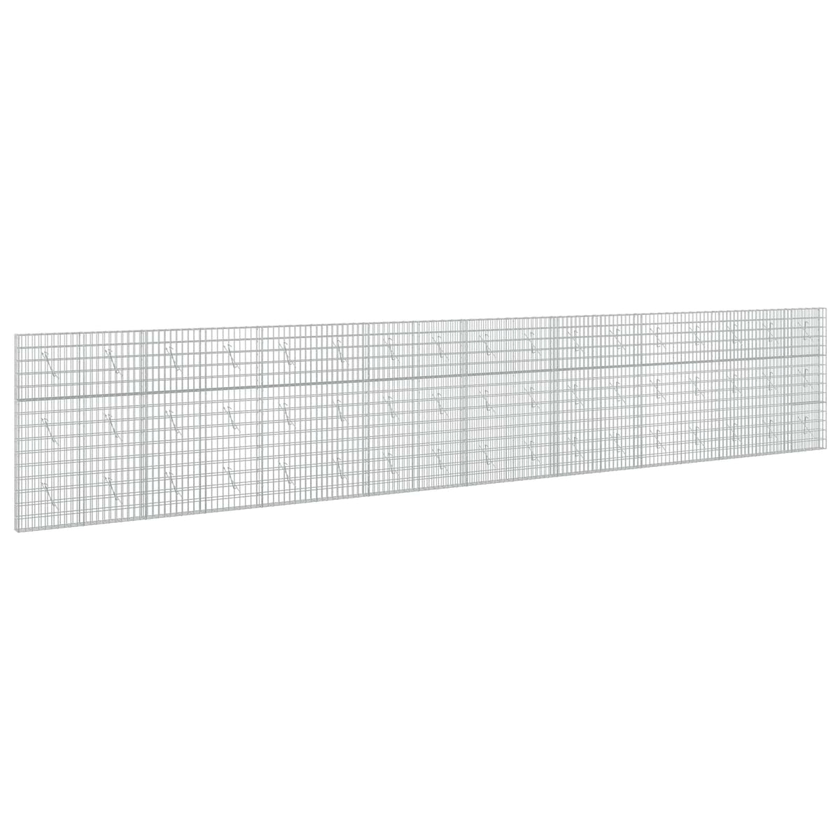 Gabion s žicom debljine 3,5 mm i mrežom 5x10 cm 850x10x150 cm