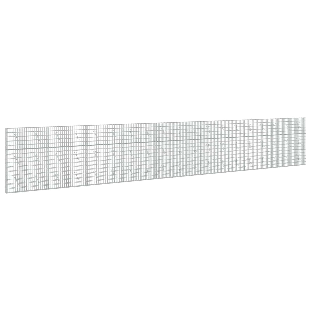 Gabion s žicom debljine 3,5 mm i mrežom 5x10 cm 950x10x150 cm