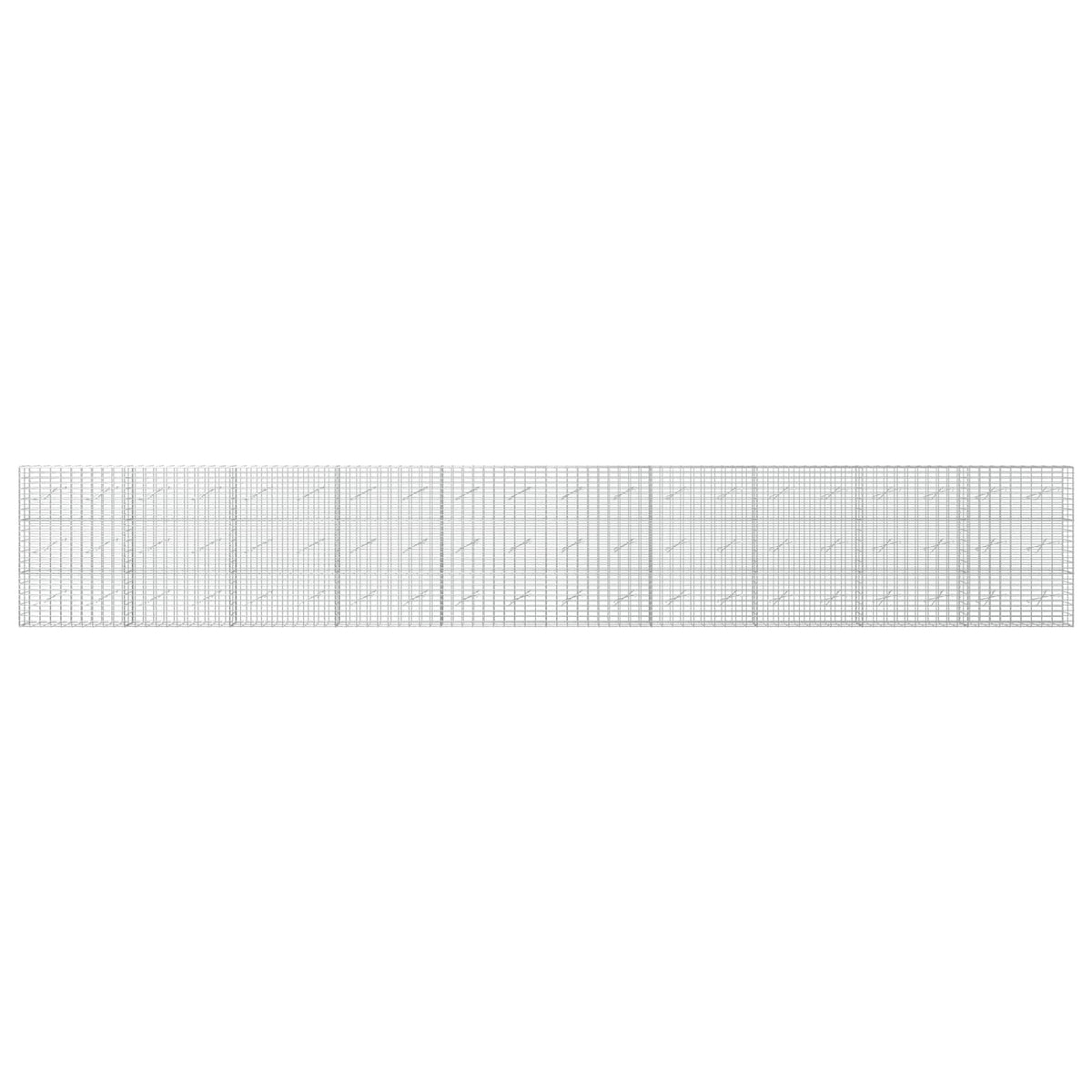 Gabion s žicom debljine 3,5 mm i mrežom 5x10 cm 1000x10x150 cm