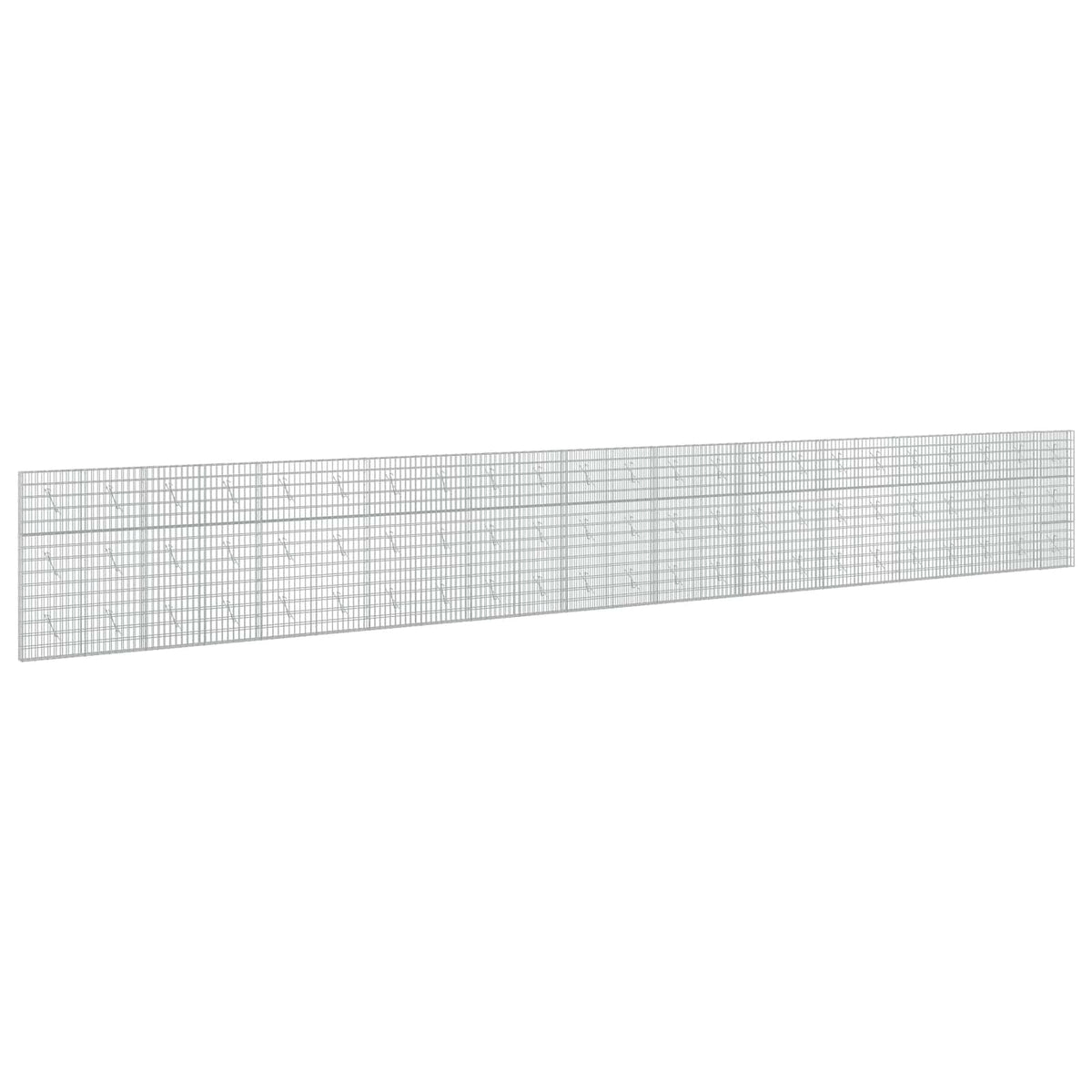 Gabion s žicom debljine 3,5 mm i mrežom 5x10 cm 1150x10x150 cm