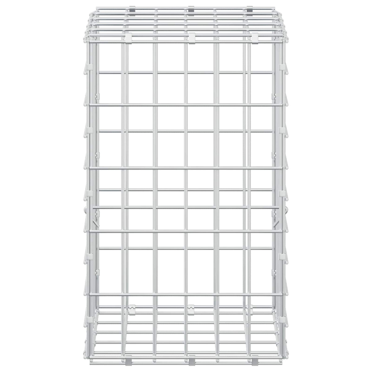 Gabion s žicom debljine 3,5 mm i mrežom 5x10 cm 50x30x50 cm
