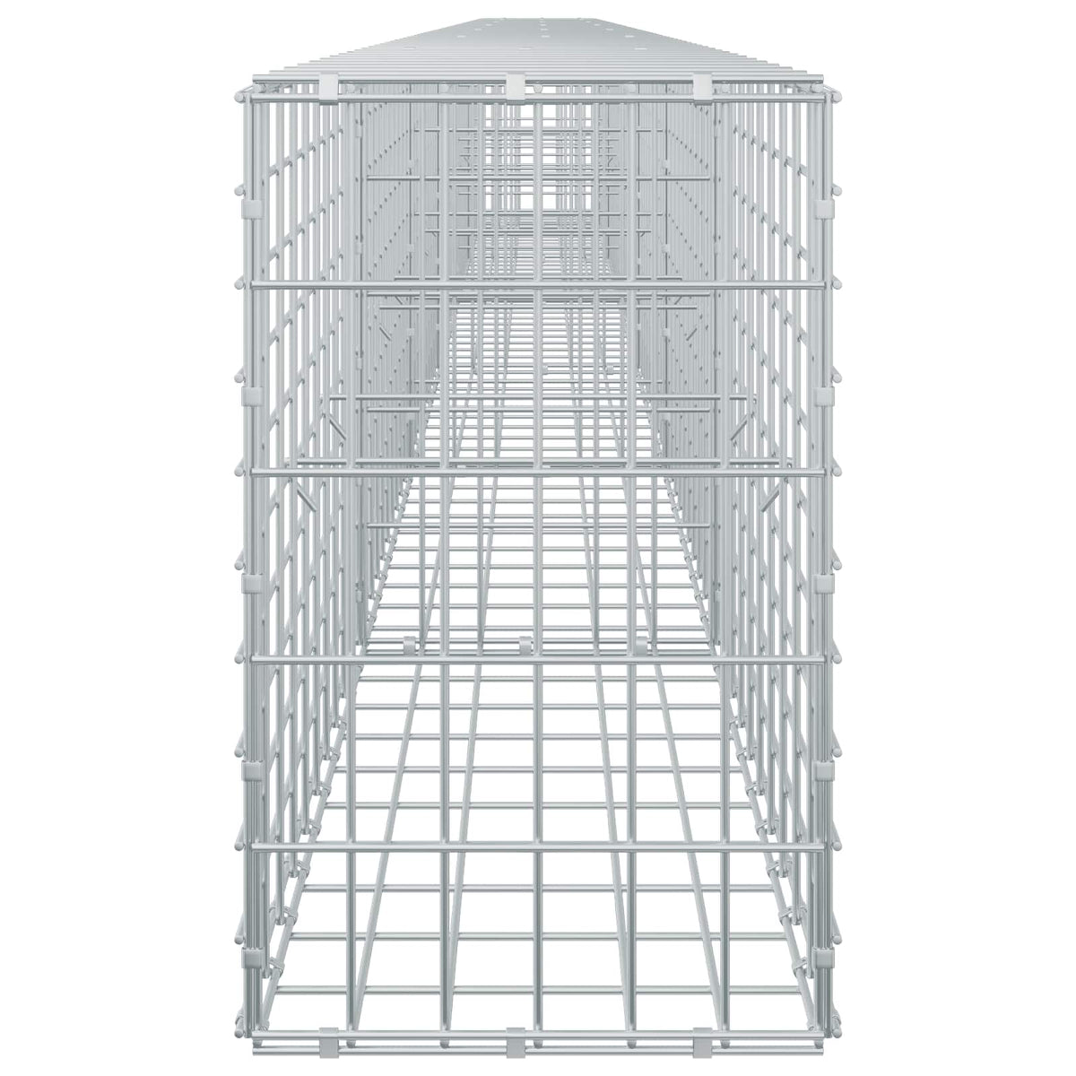 Gabion s žicom debljine 3,5 mm i mrežom 5x10 cm 650x30x50 cm