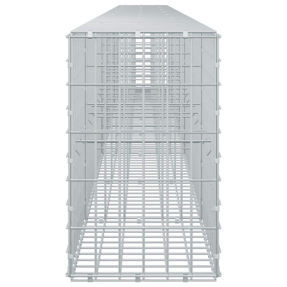 Gabion s žicom debljine 3,5 mm i mrežom 5x10 cm 800x30x50 cm