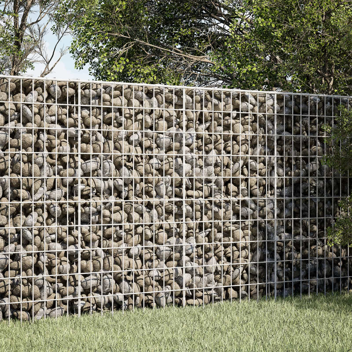 Gabion s žicom debljine 3,5 mm i mrežom 5x10 cm 50x30x100 cm