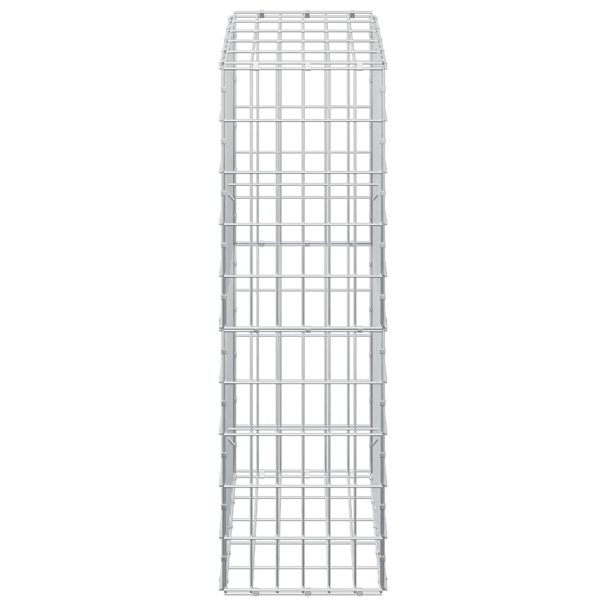 Gabion s žicom debljine 3,5 mm i mrežom 5x10 cm 50x30x100 cm