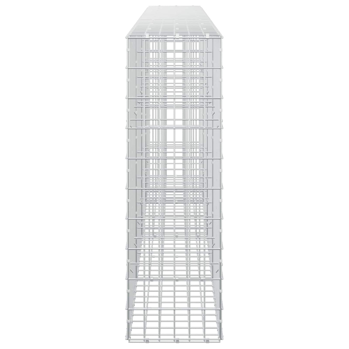 Gabion s žicom debljine 3,5 mm i mrežom 5x10 cm 400x30x100 cm