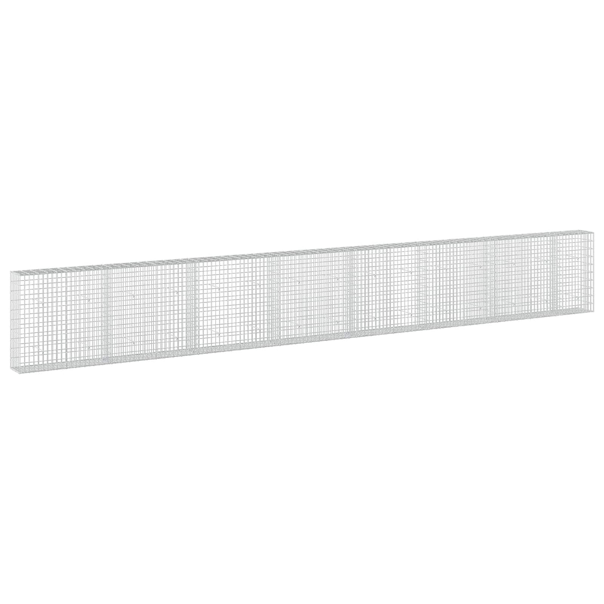 Gabion s žicom debljine 3,5 mm i mrežom 5x10 cm 750x30x100 cm